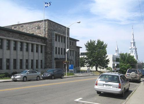Site du secteur institutionnel au centre-ville