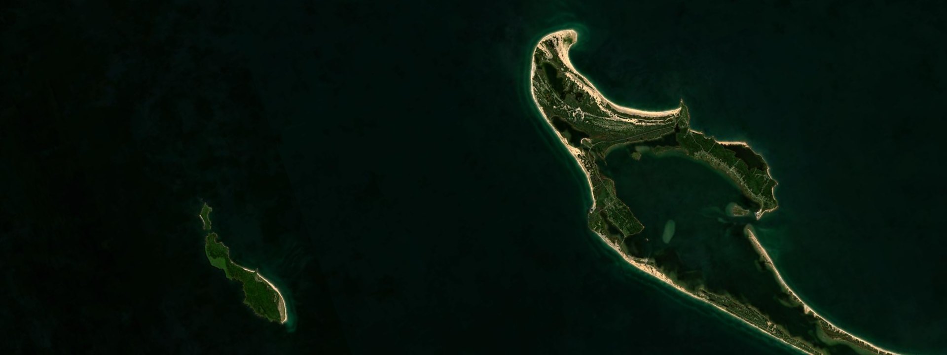 Vue satellite de Grosse-Île