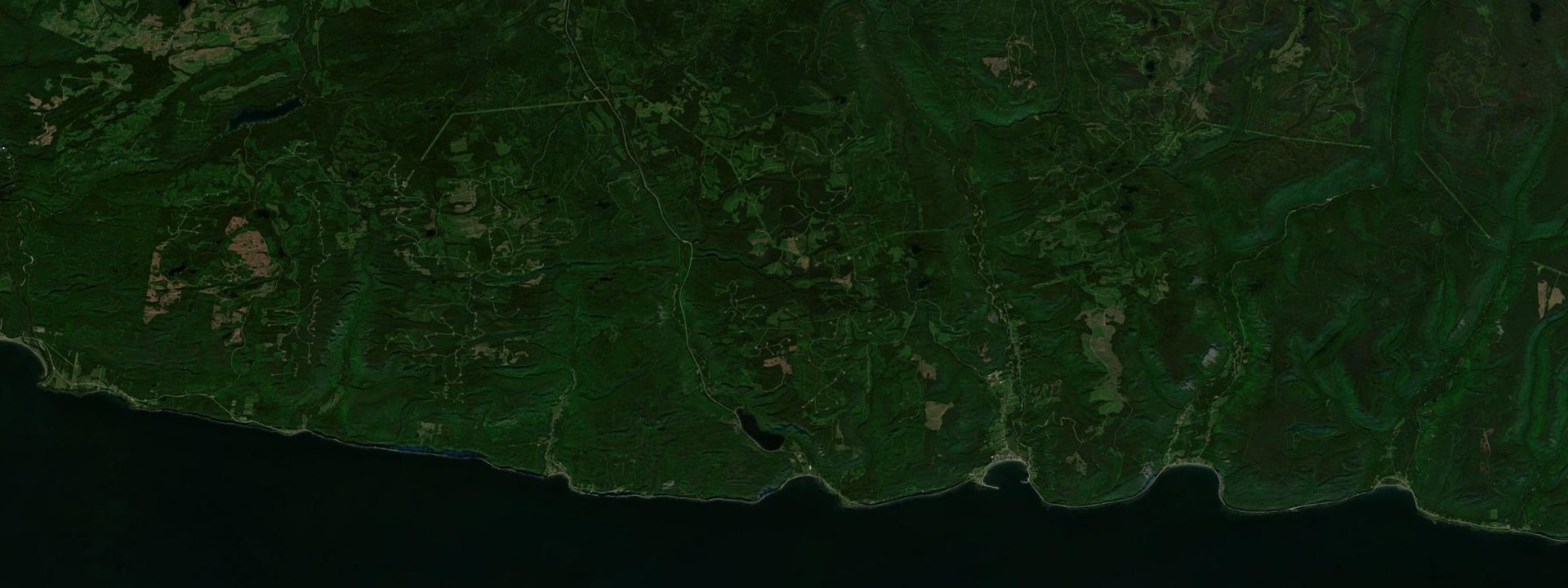 Vue satellite de Saint-Maxime-du-Mont-Louis