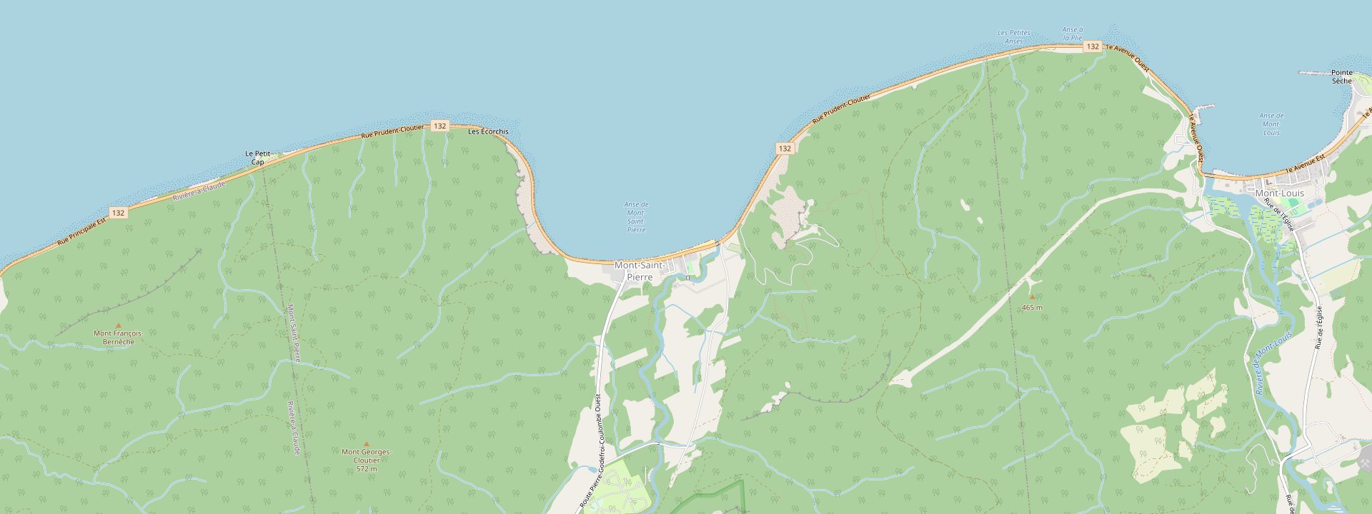 Plan des rues de Mont-Saint-Pierre