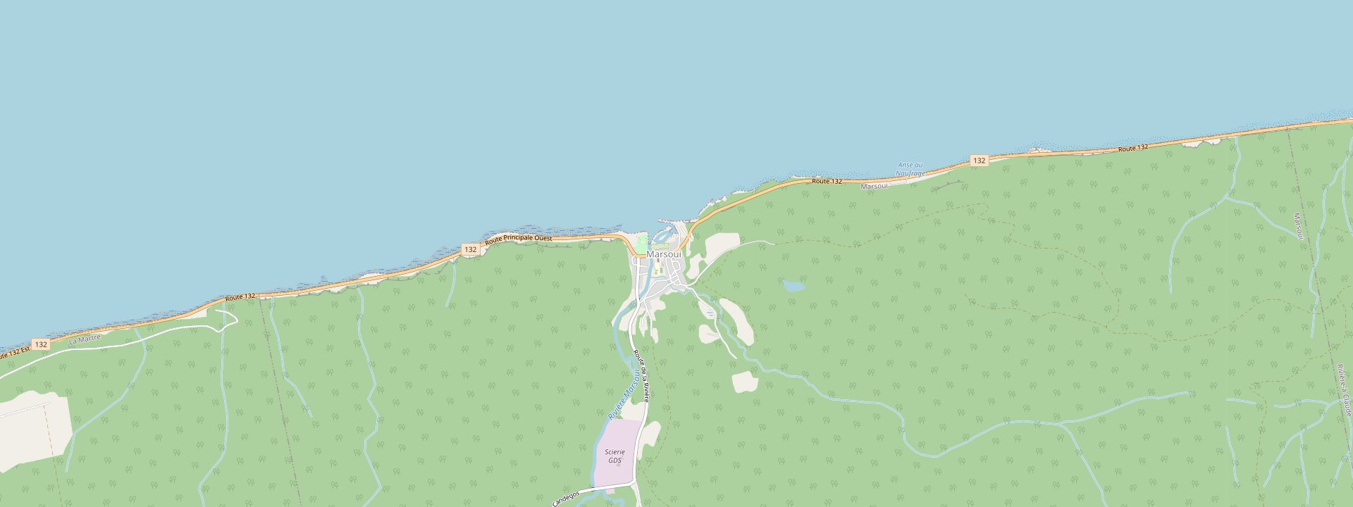 Plan des rues de Marsoui