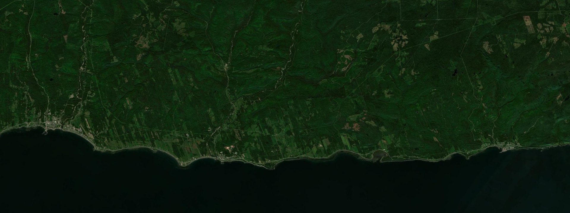 Vue satellite de Cap-Chat