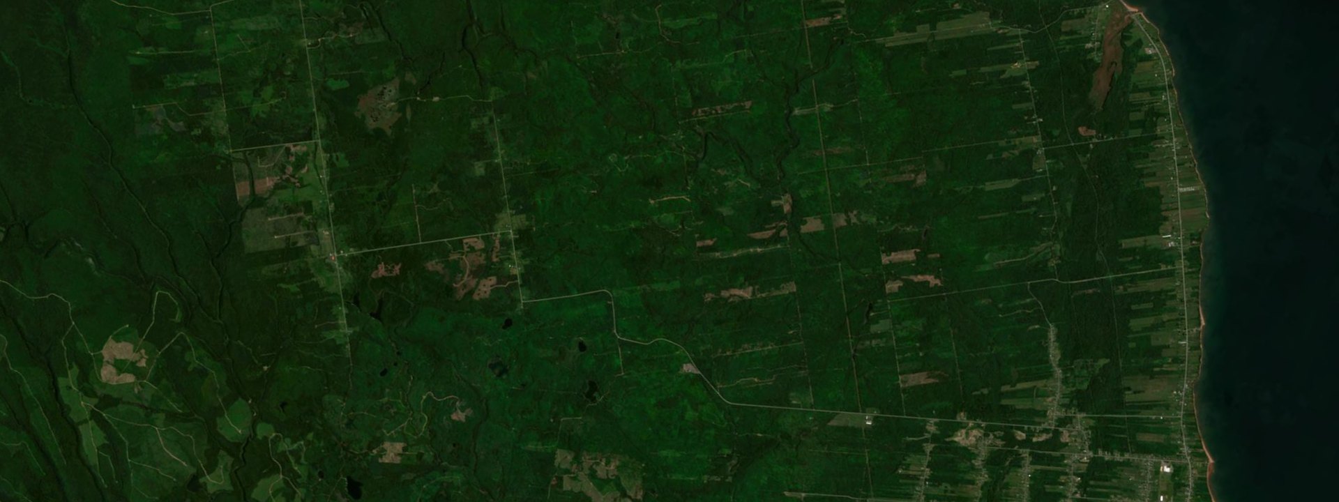 Vue satellite de Hope