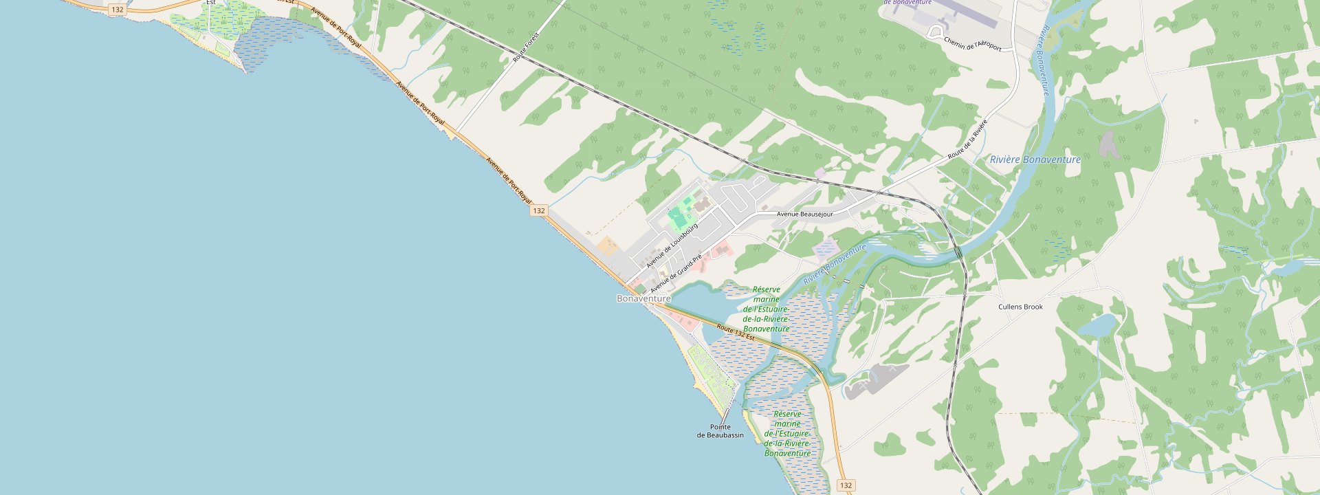 Plan des rues de Bonaventure