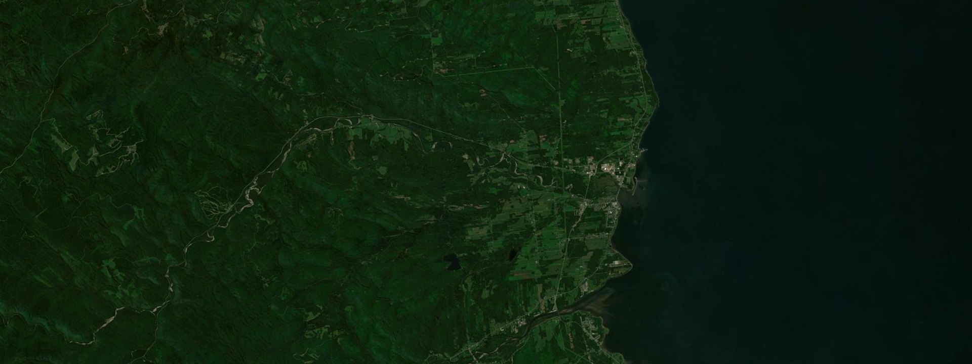 Vue satellite de New Richmond
