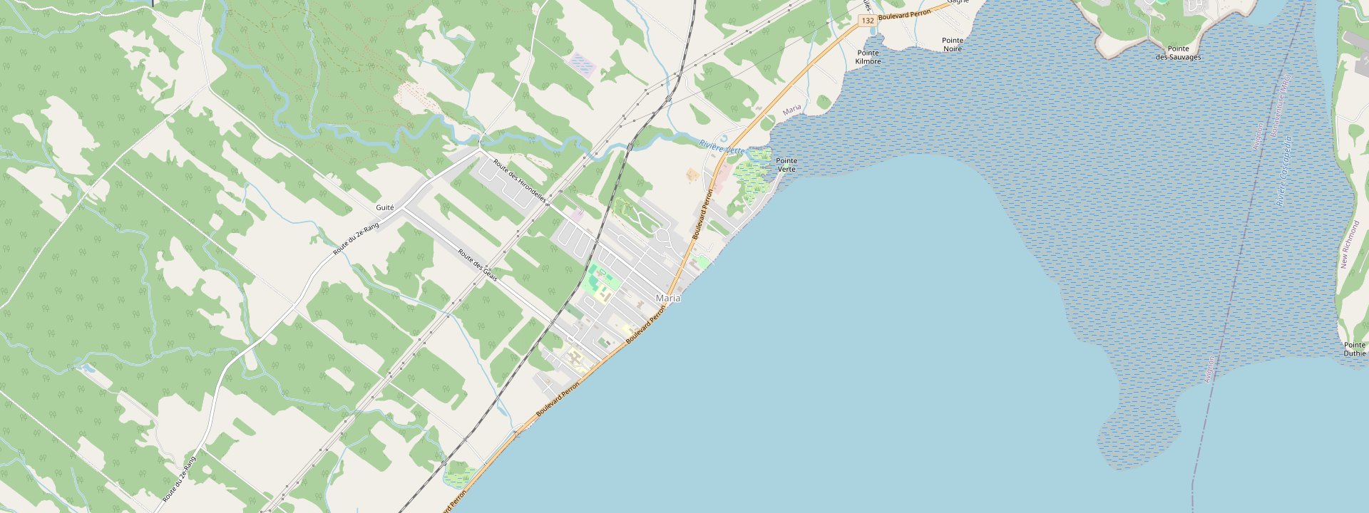 Plan des rues de Maria