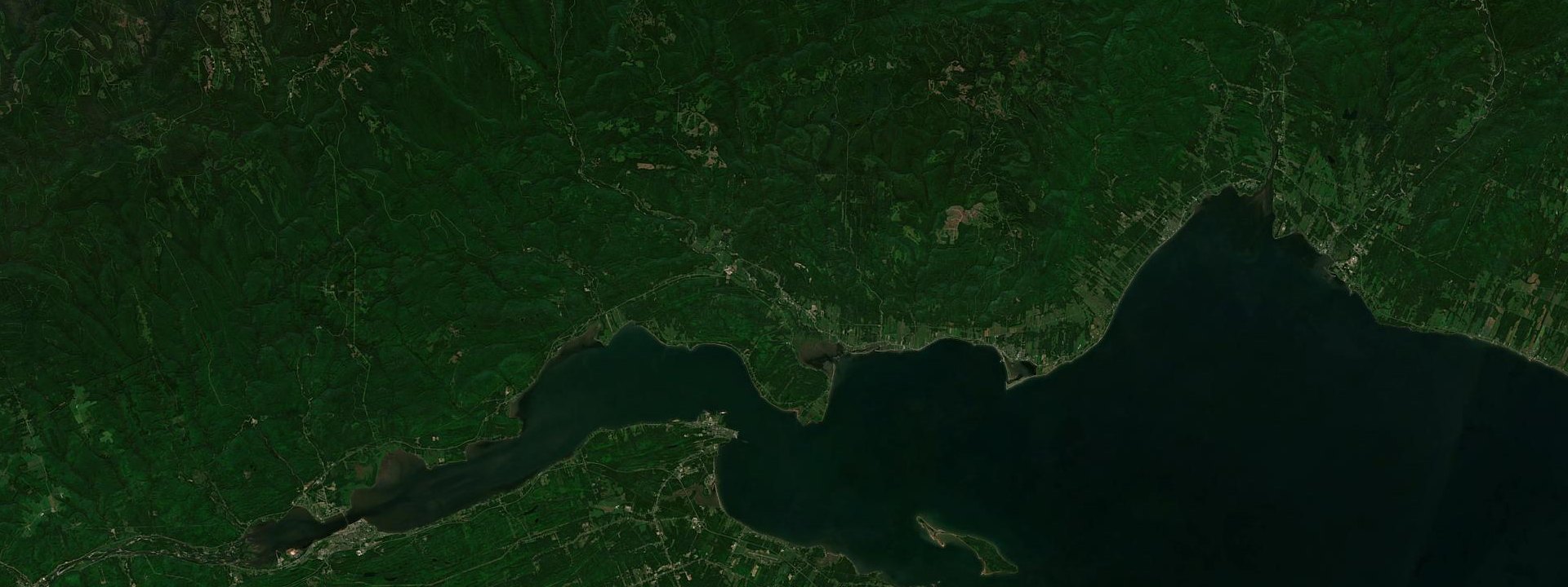 Vue satellite de Nouvelle