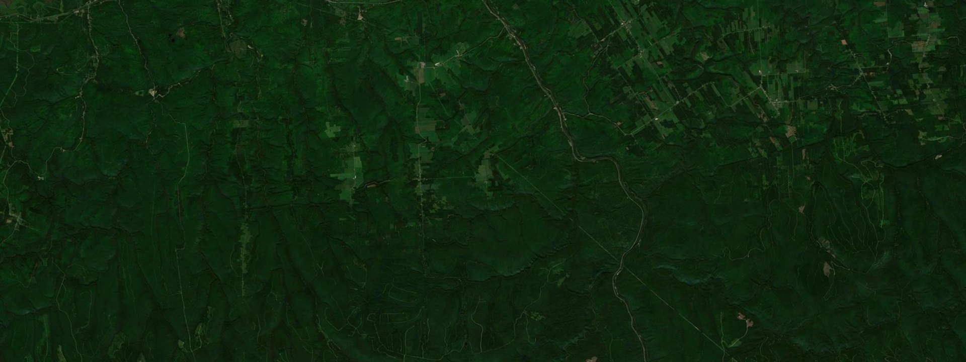 Vue satellite de Saint-André-de-Restigouche
