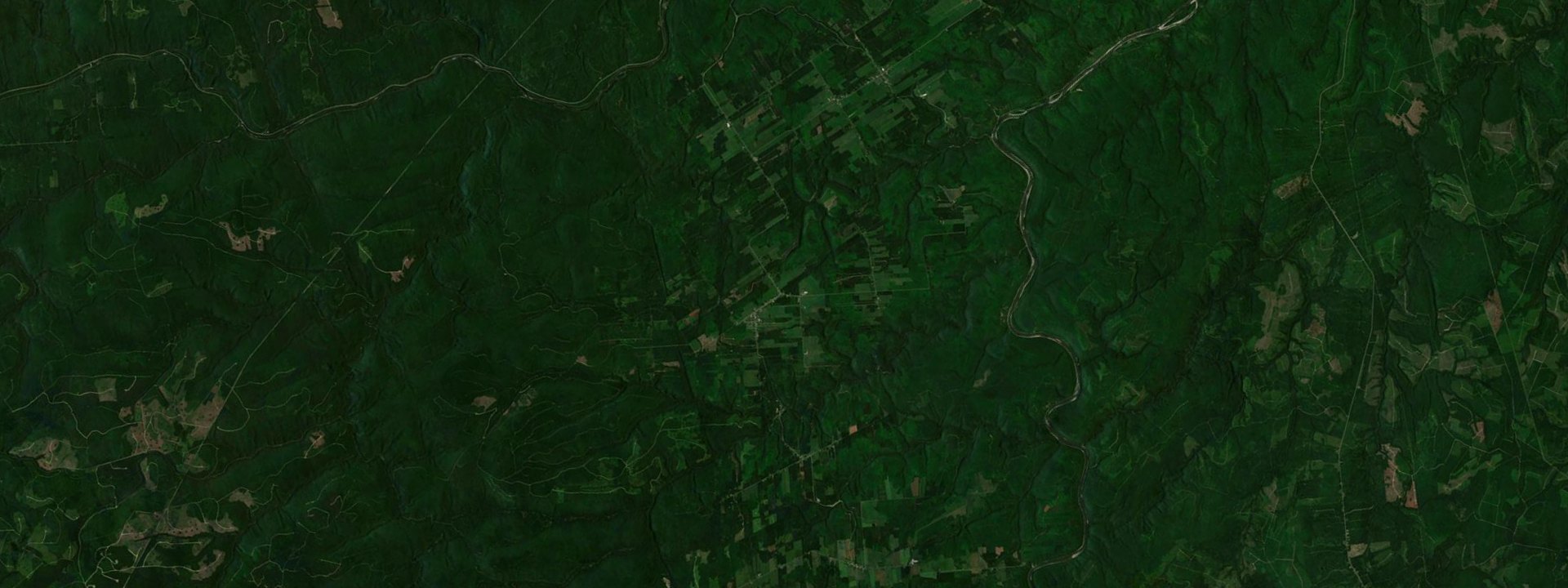 Vue satellite de Saint-François-d'Assise