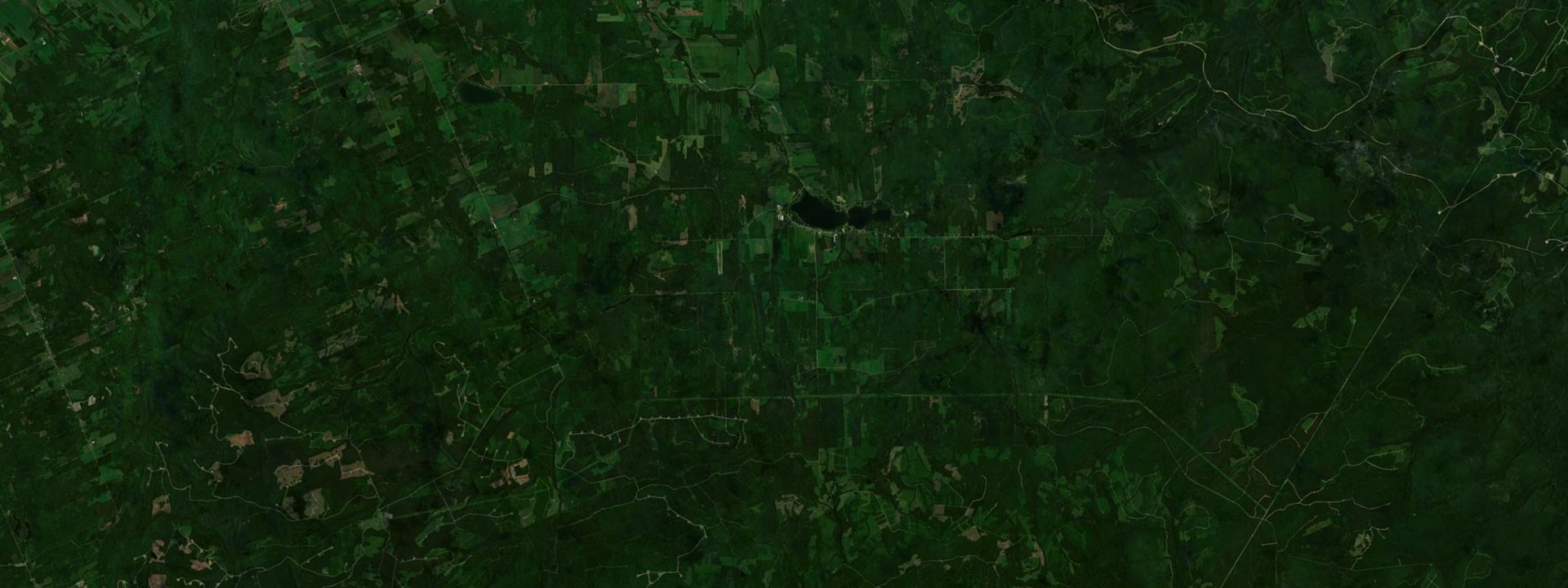 Vue satellite de Saint-Zénon-du-Lac-Humqui