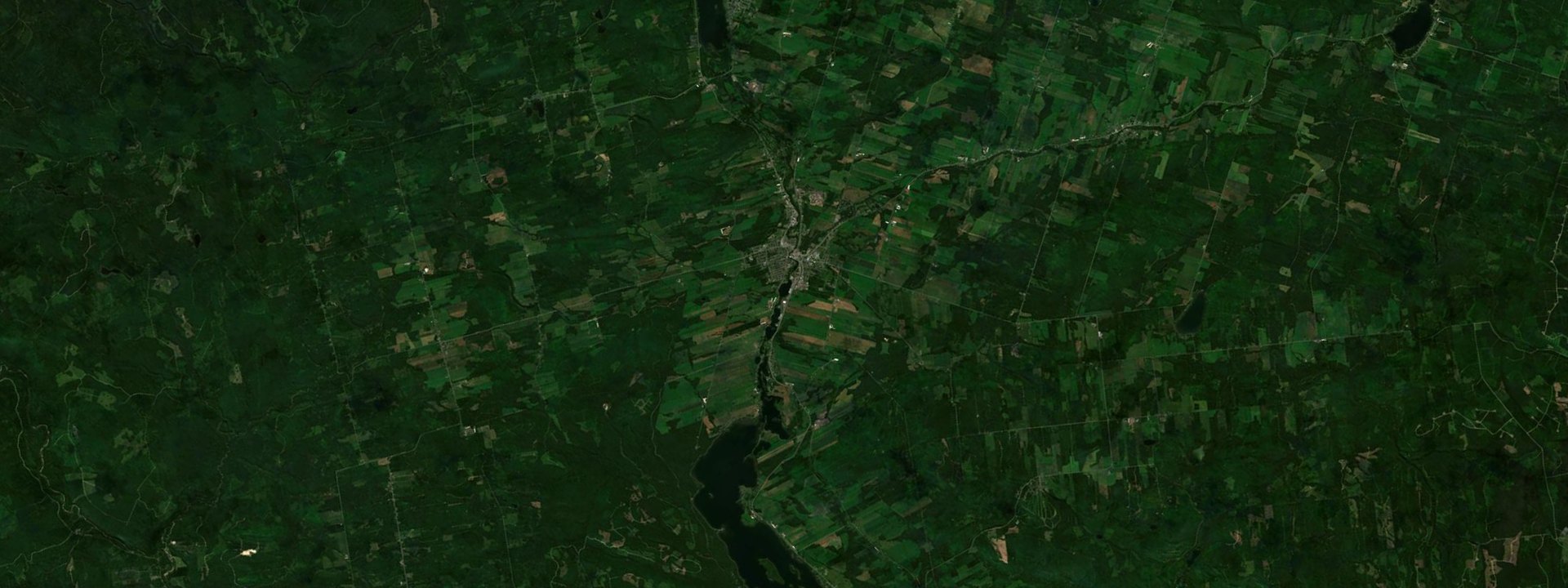 Vue satellite de Amqui