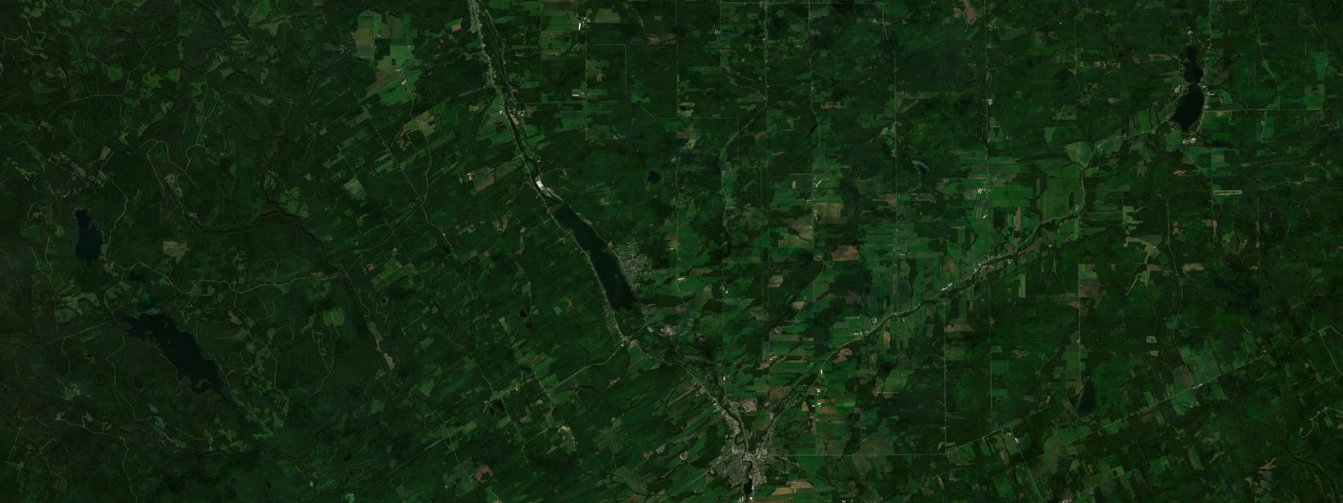 Vue satellite de Lac-au-Saumon