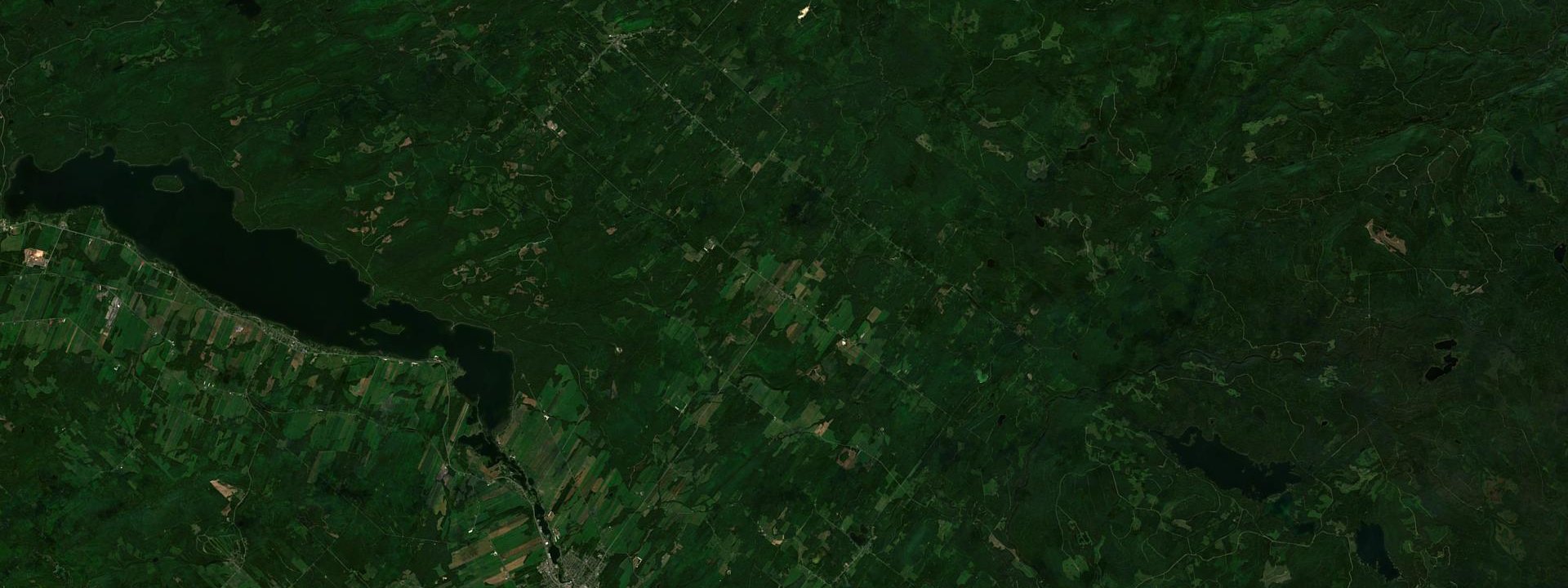 Vue satellite de Saint-Tharcisius