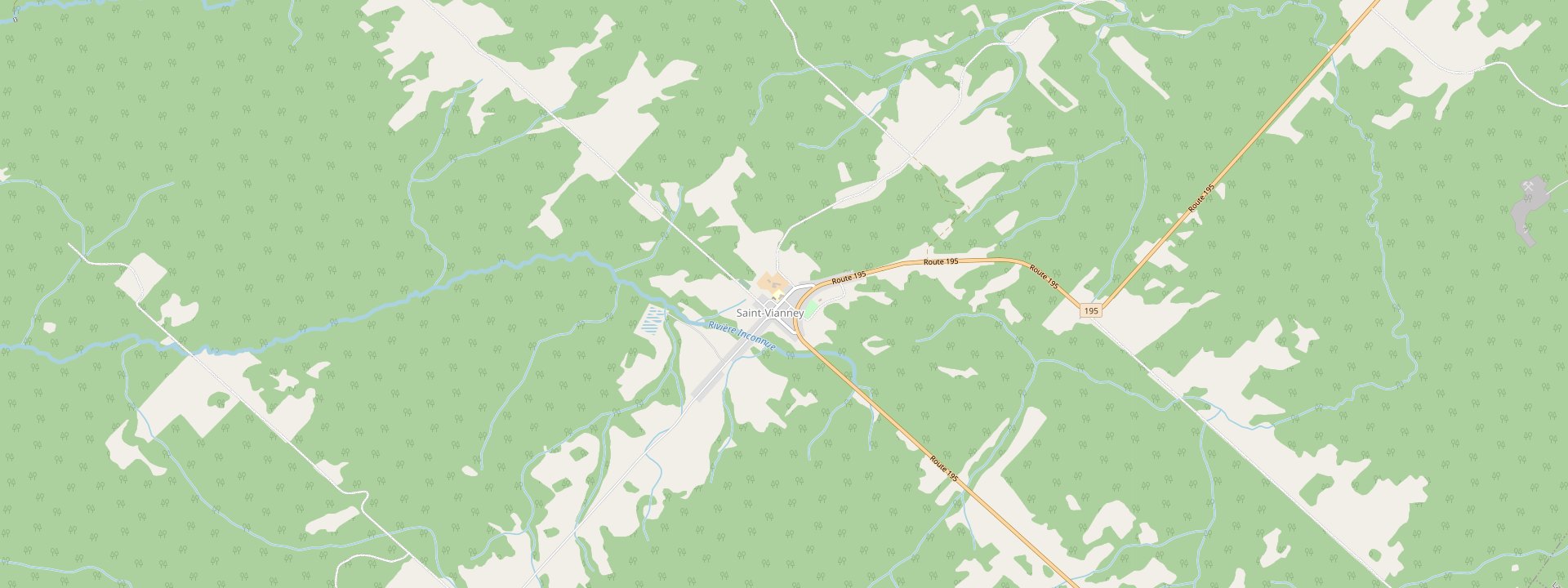 Plan des rues de Saint-Vianney