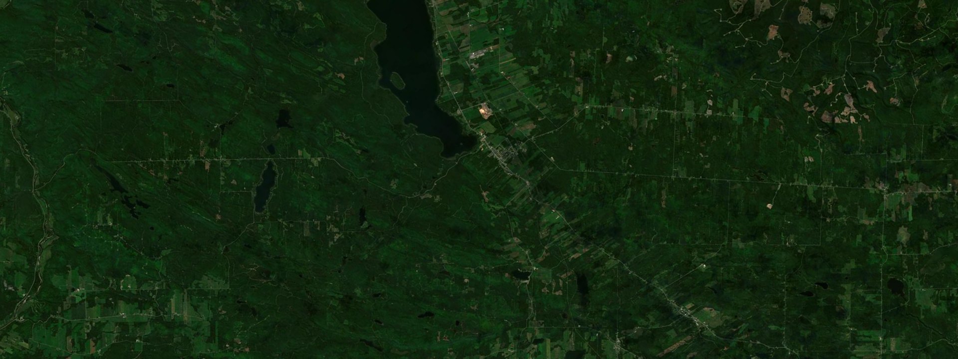 Vue satellite de Sayabec