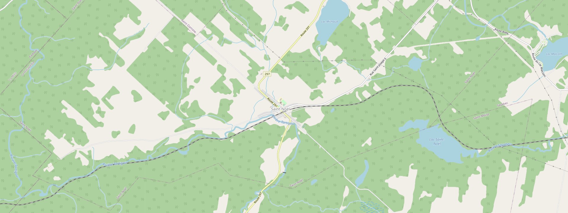 Plan des rues de Saint-Noël