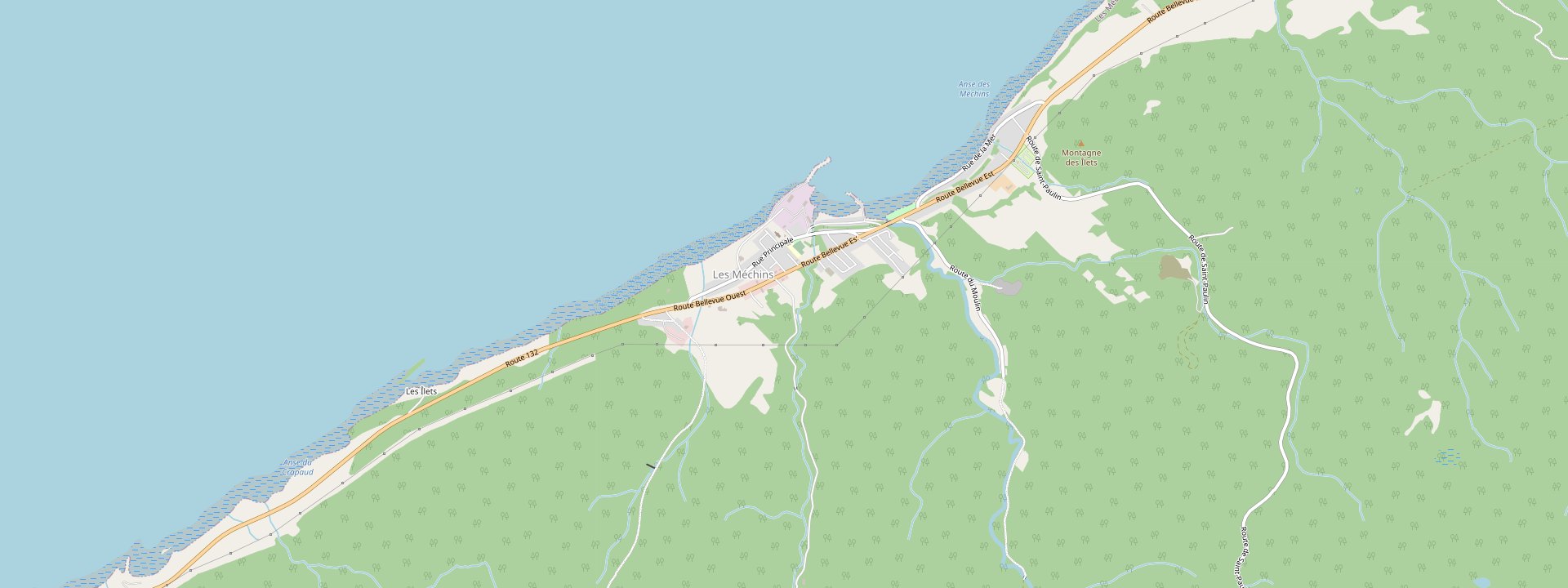 Plan des rues de Les Méchins