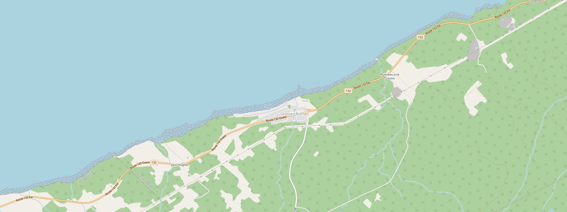 Plan des rues de Grosses-Roches