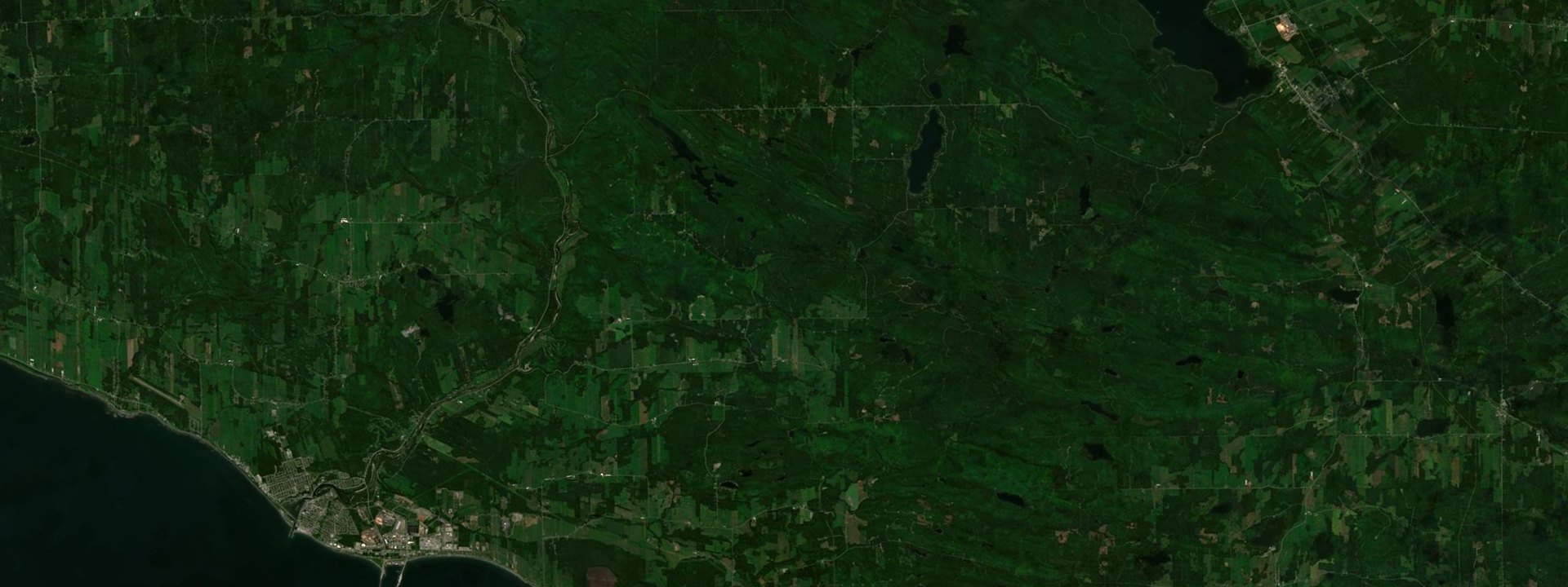 Vue satellite de Saint-Léandre