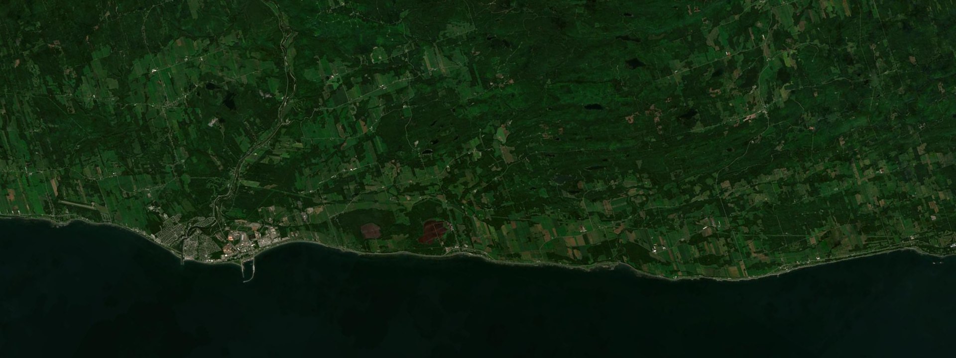 Vue satellite de Saint-Ulric