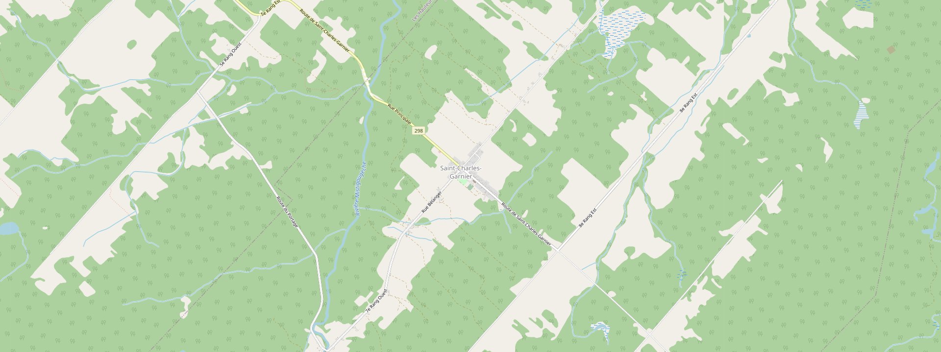 Plan des rues de Saint-Charles-Garnier