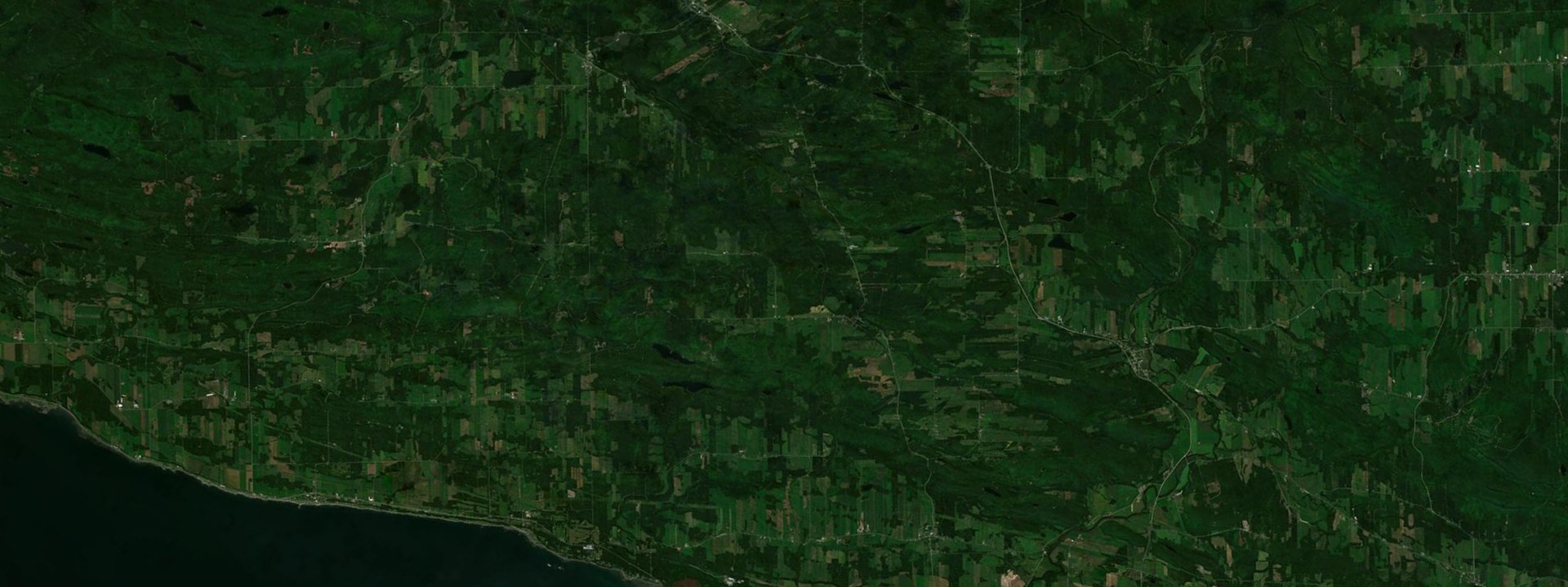 Vue satellite de Padoue