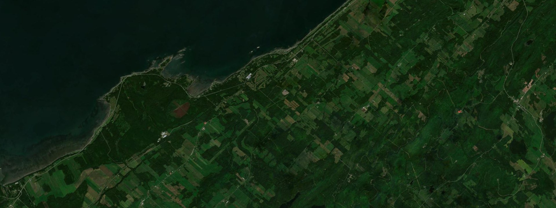 Vue satellite de Métis-sur-Mer