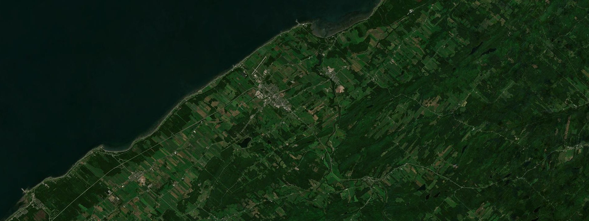 Vue satellite de Saint-Joseph-de-Lepage