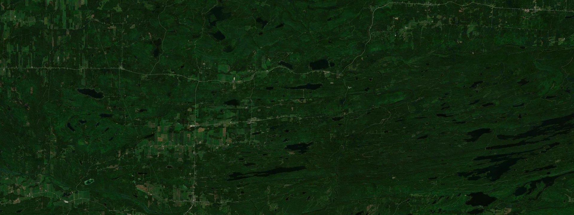Vue satellite de Saint-Narcisse-de-Rimouski