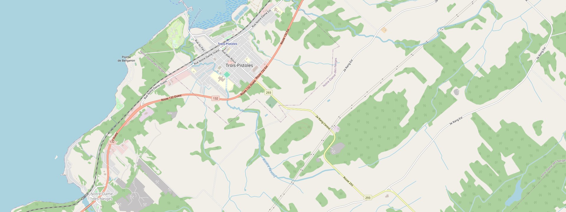 Plan des rues de Notre-Dame-des-Neiges