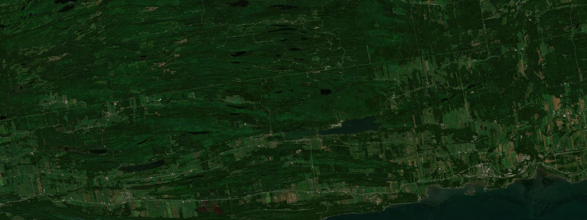 Vue satellite de Saint-Mathieu-de-Rioux