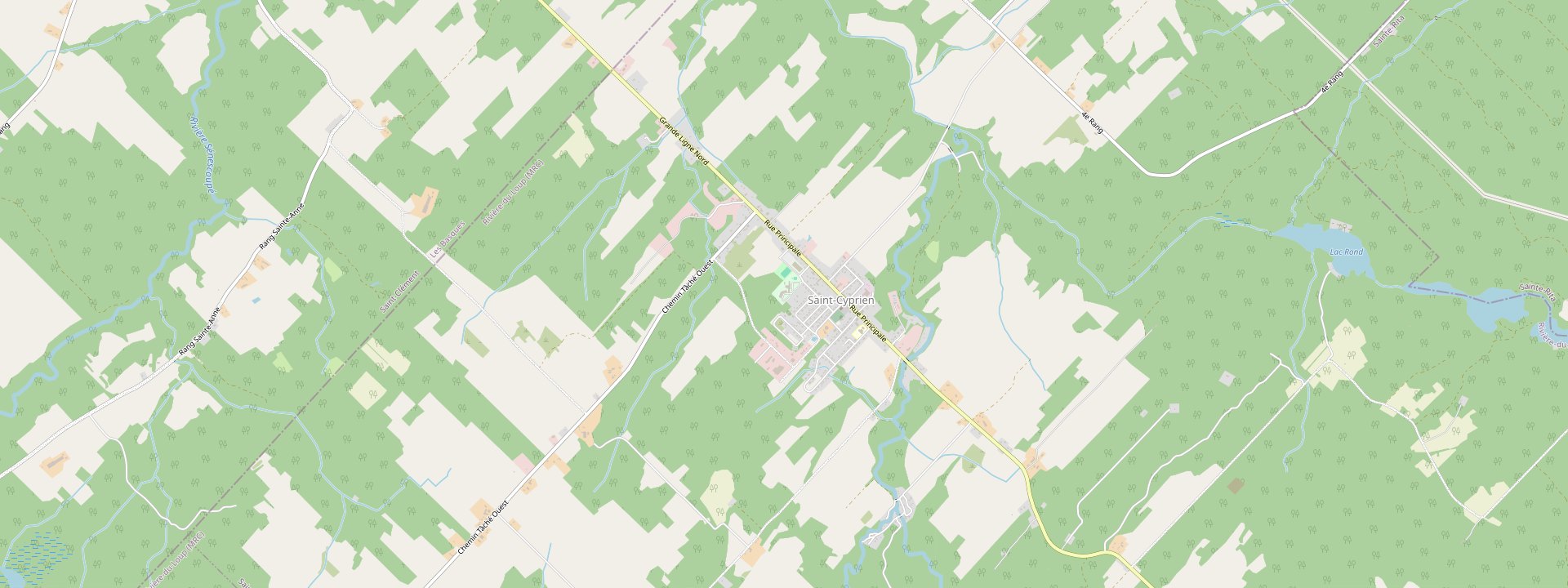 Plan des rues de Saint-Cyprien