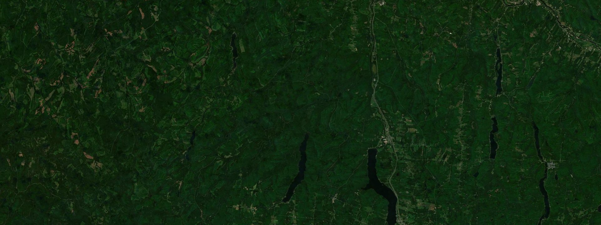 Vue satellite de Dégelis