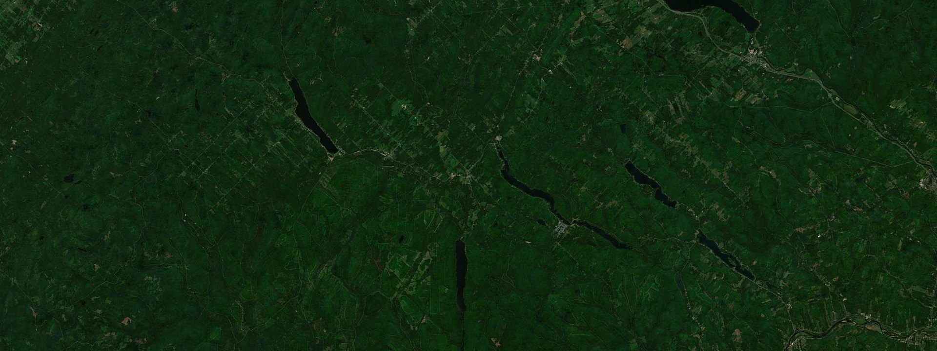 Vue satellite de Rivière-Bleue