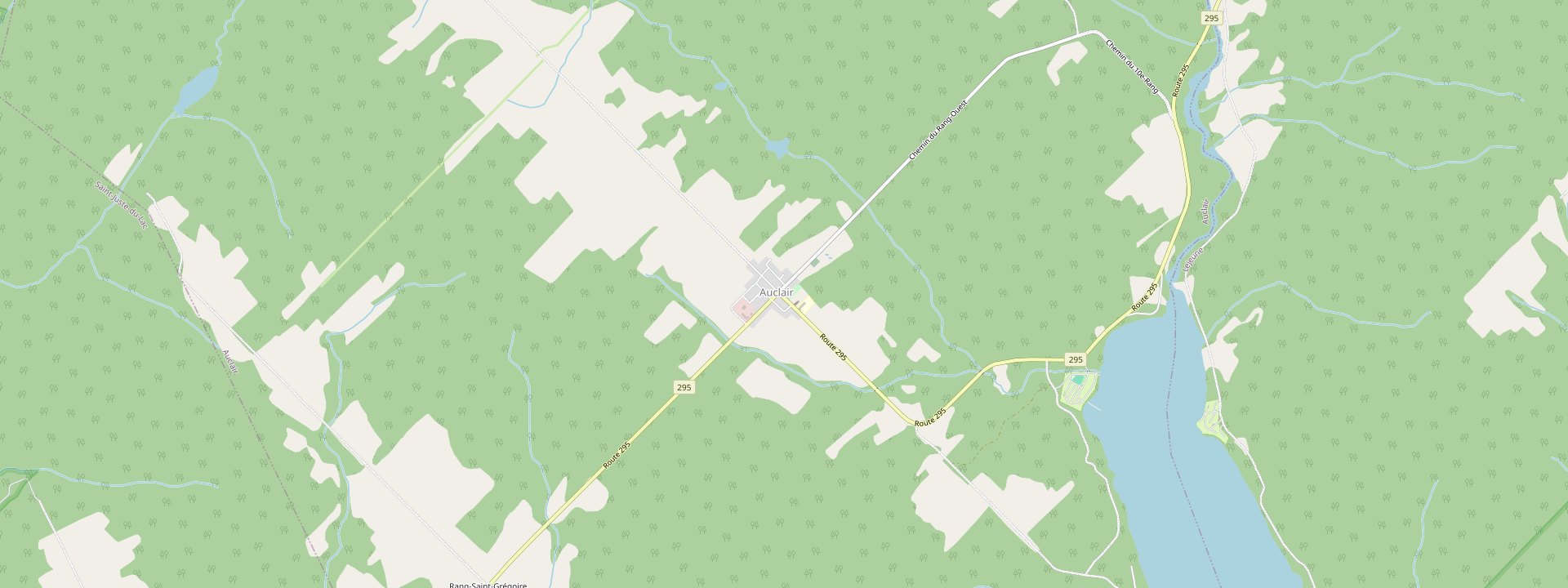Plan des rues de Auclair