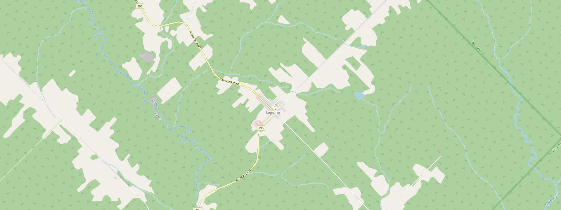 Plan des rues de Lejeune