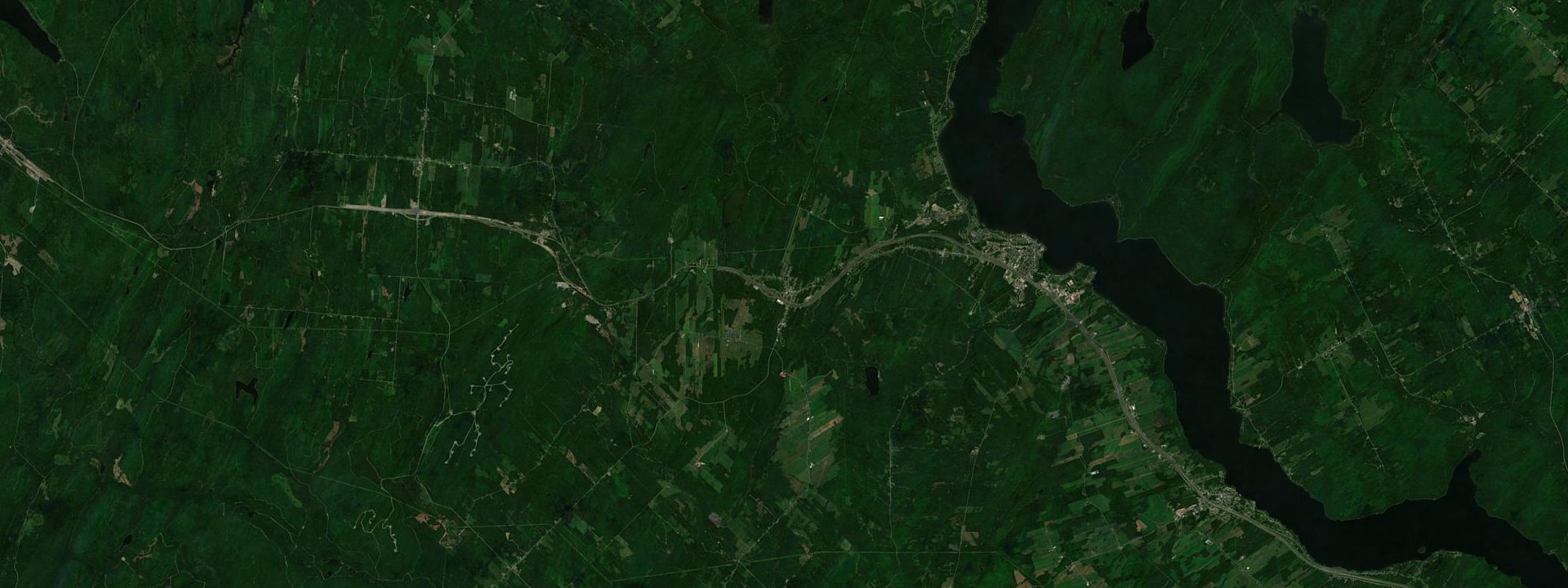 Vue satellite de Saint-Louis-du-Ha! Ha!