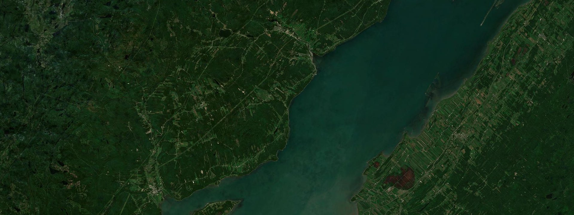 Vue satellite de Saint-Irénée
