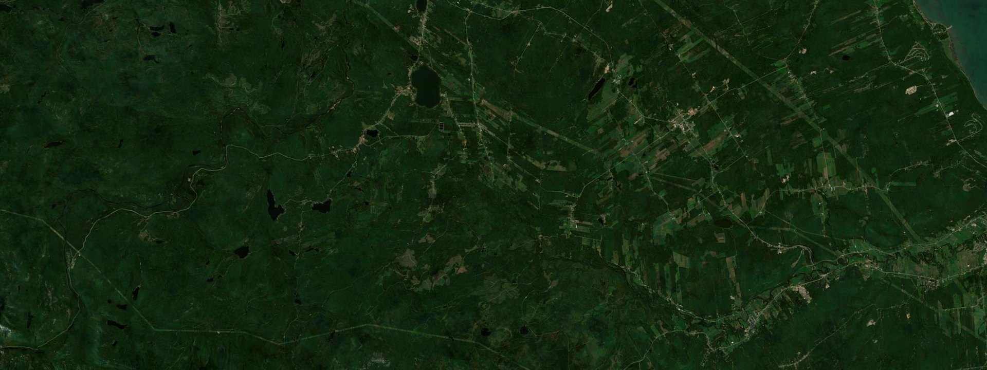 Vue satellite de Notre-Dame-des-Monts