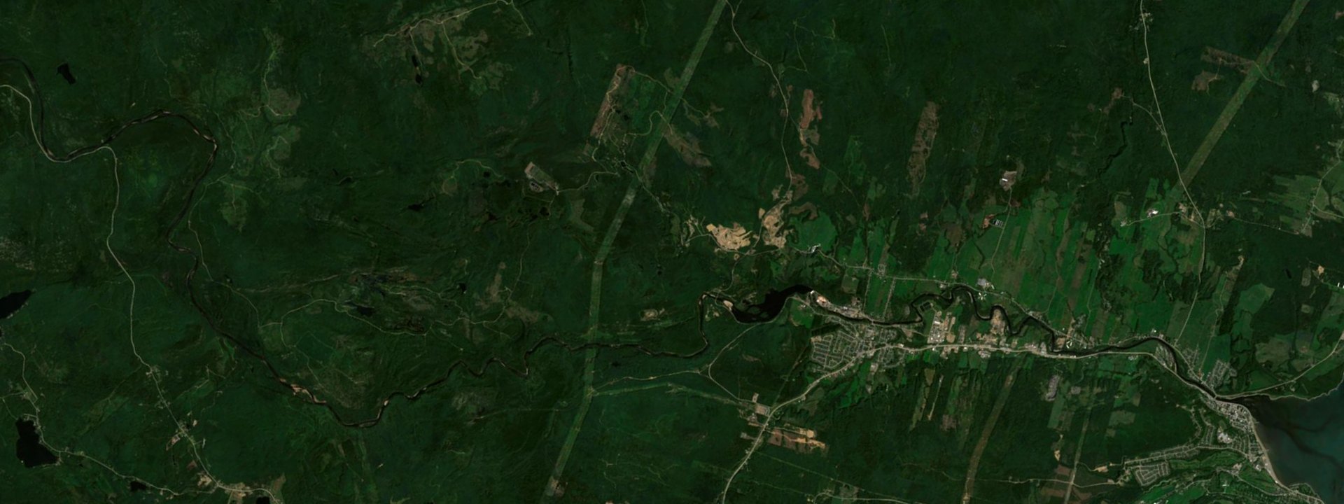 Vue satellite de Clermont
