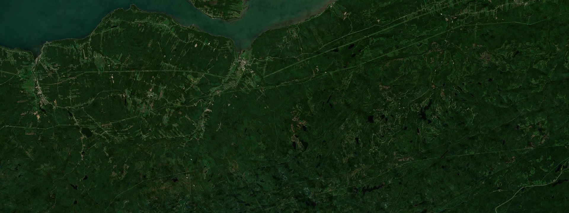 Vue satellite de Baie-Saint-Paul