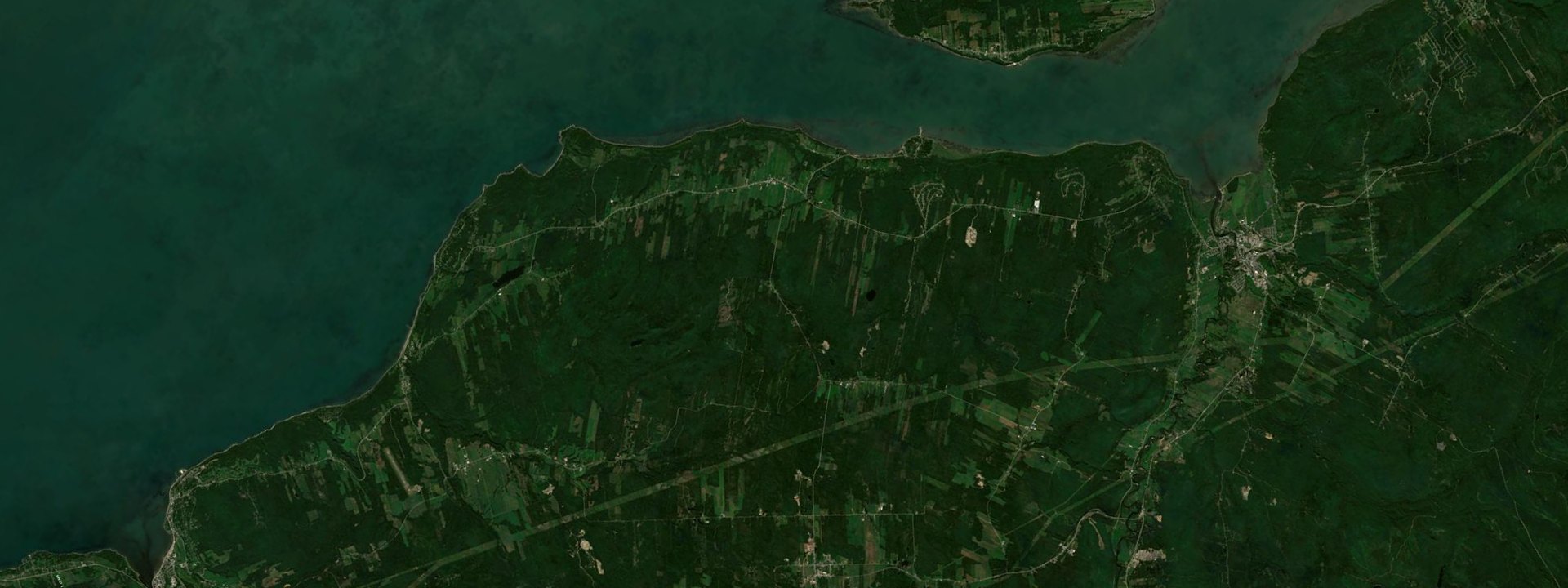 Vue satellite de Les Éboulements