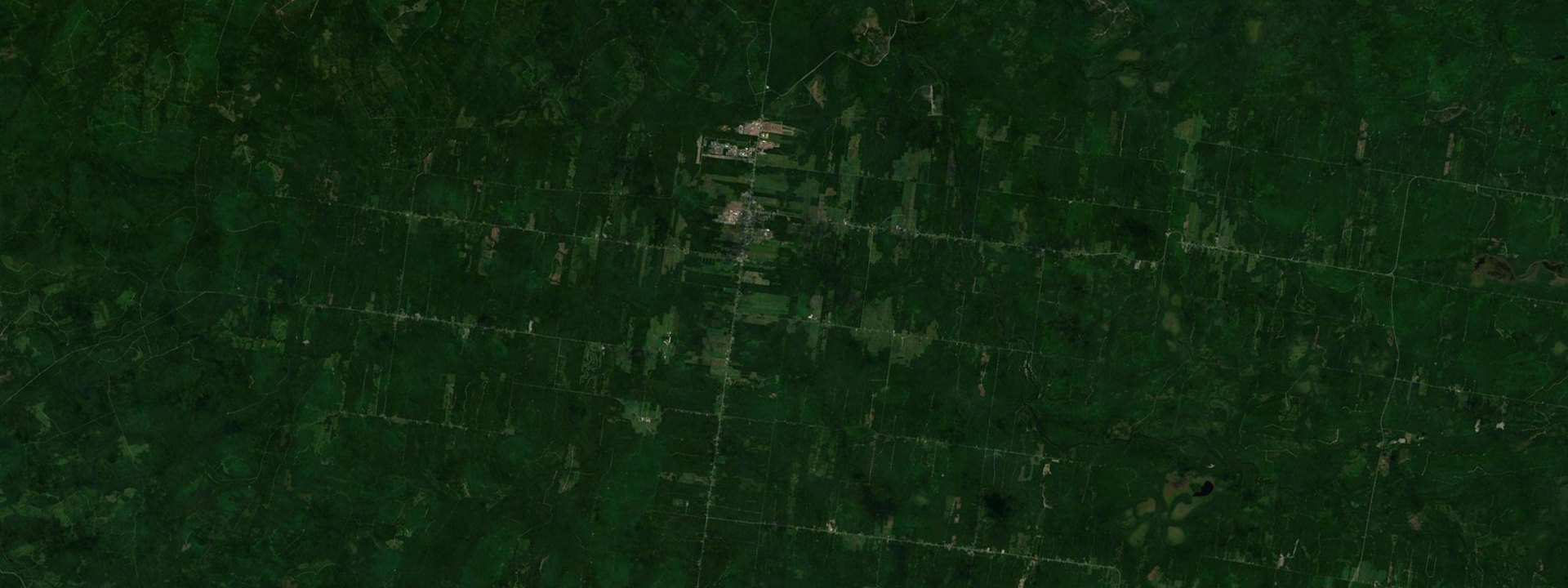 Vue satellite de Saint-Pamphile