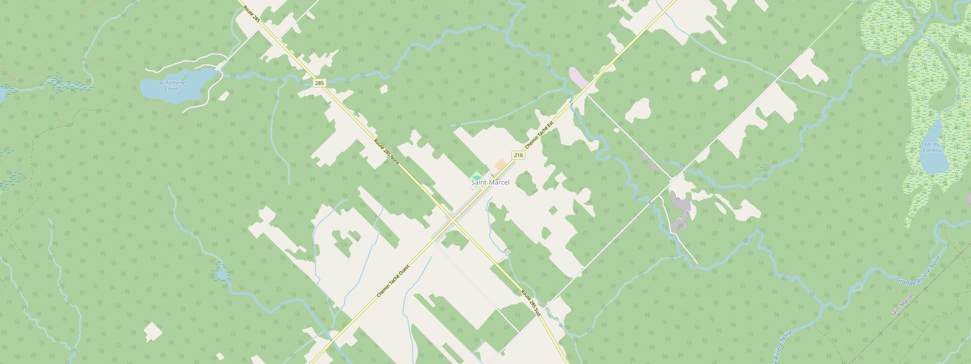 Plan des rues de Saint-Marcel
