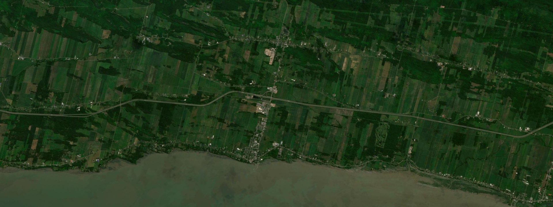 Vue satellite de Saint-Jean-Port-Joli