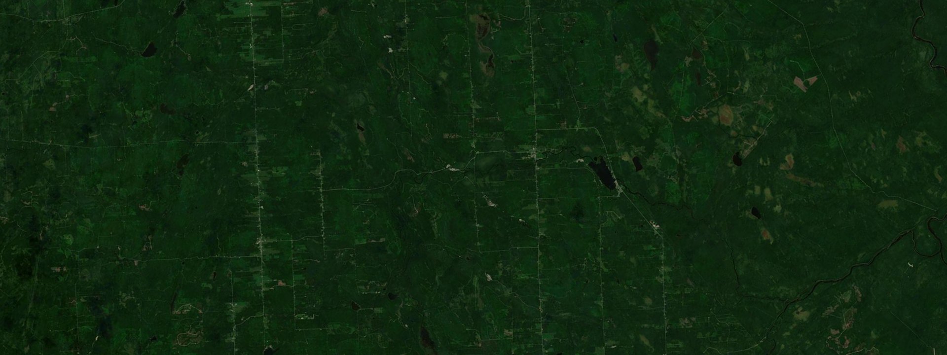 Vue satellite de Sainte-Lucie-de-Beauregard