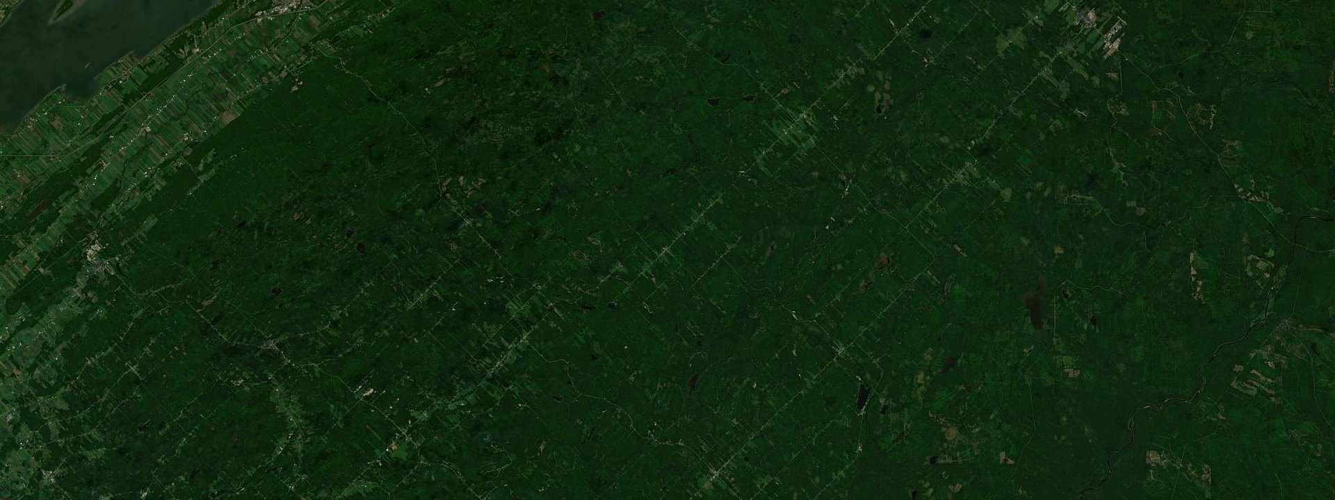 Vue satellite de Sainte-Apolline-de-Patton