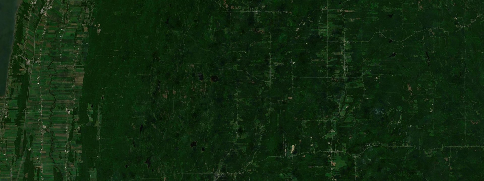 Vue satellite de Sainte-Euphémie-sur-Rivière-du-Sud