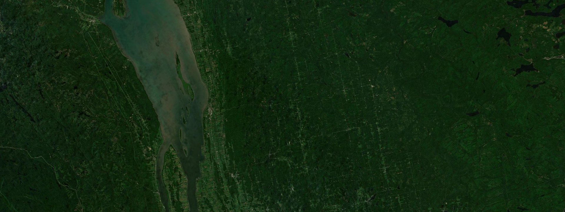 Vue satellite de Montmagny