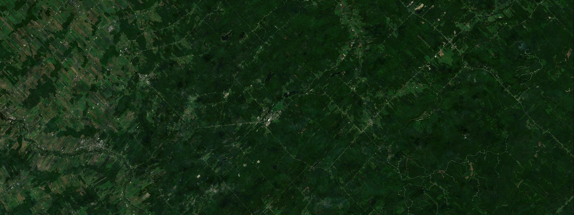 Vue satellite de Saint-Damien-de-Buckland